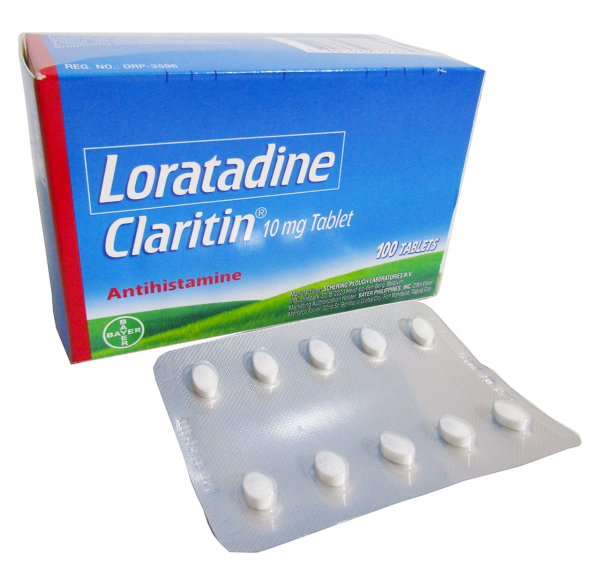 Loratadine (Claritin) 10mg – Non-Drowsy Allergy Relief