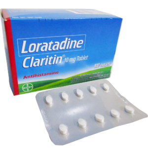 Loratadine (Claritin) 10mg – Non-Drowsy Allergy Relief