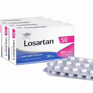 Losartan 50mg – Blood Pressure & Kidney Protection