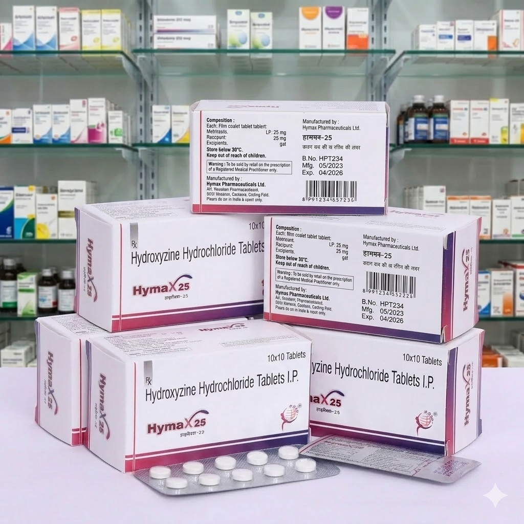 Hydroxyzine HCL 25mg – Fast Relief from Anxiety & Allergies - Image 2