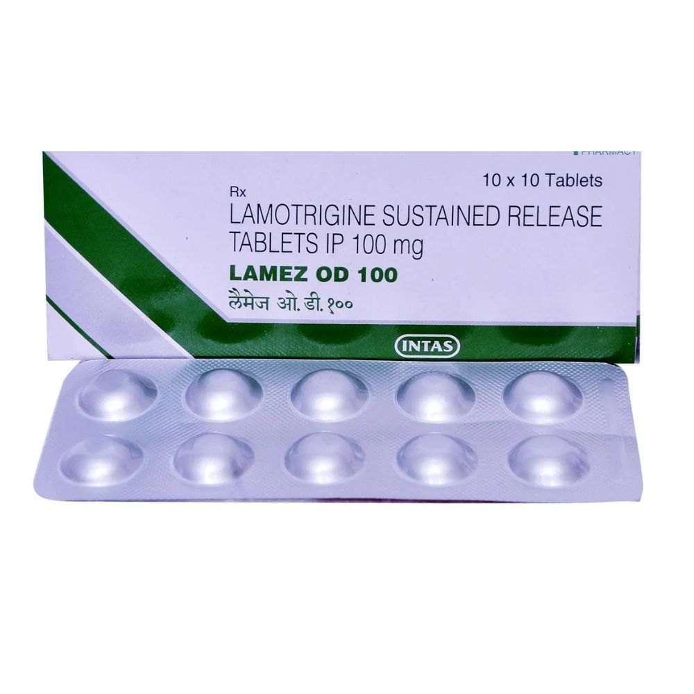 Lamotrigine 100mg – Mood Stabilizer & Seizure Control